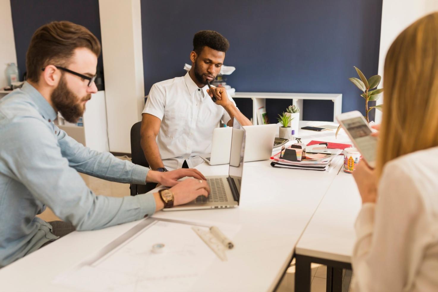 Modern testing lab setup with multiple devices and monitoring systems for comprehensive QA testing